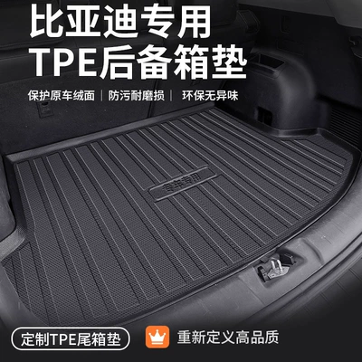 Tpe19 Byd Song Car Trunk Mat S6 Fully Enclosed Special Dolphin Trunk Mat Car Supplies