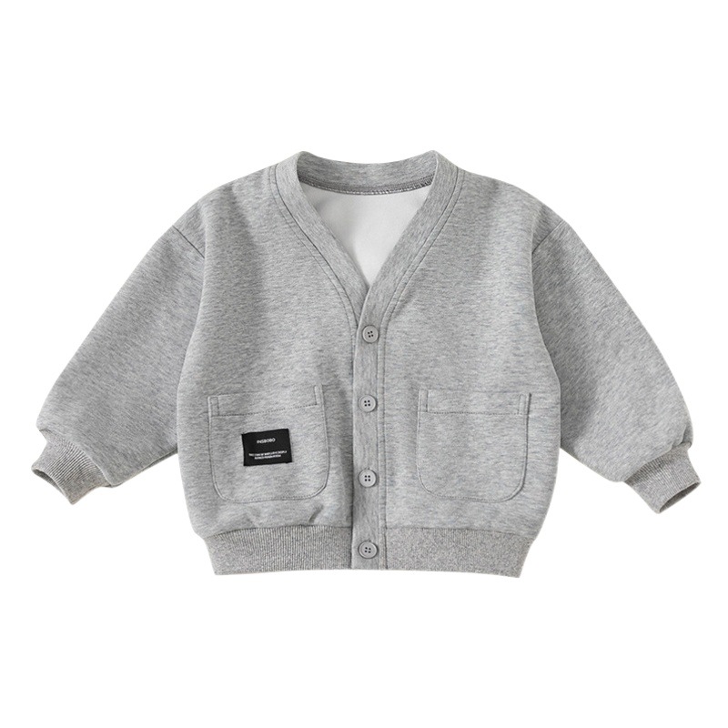 Babycity ropa infantil chaqueta de los muchachos de los niños casual con cuello en V cardigan Beibei primavera y otoño Outwear CY84017