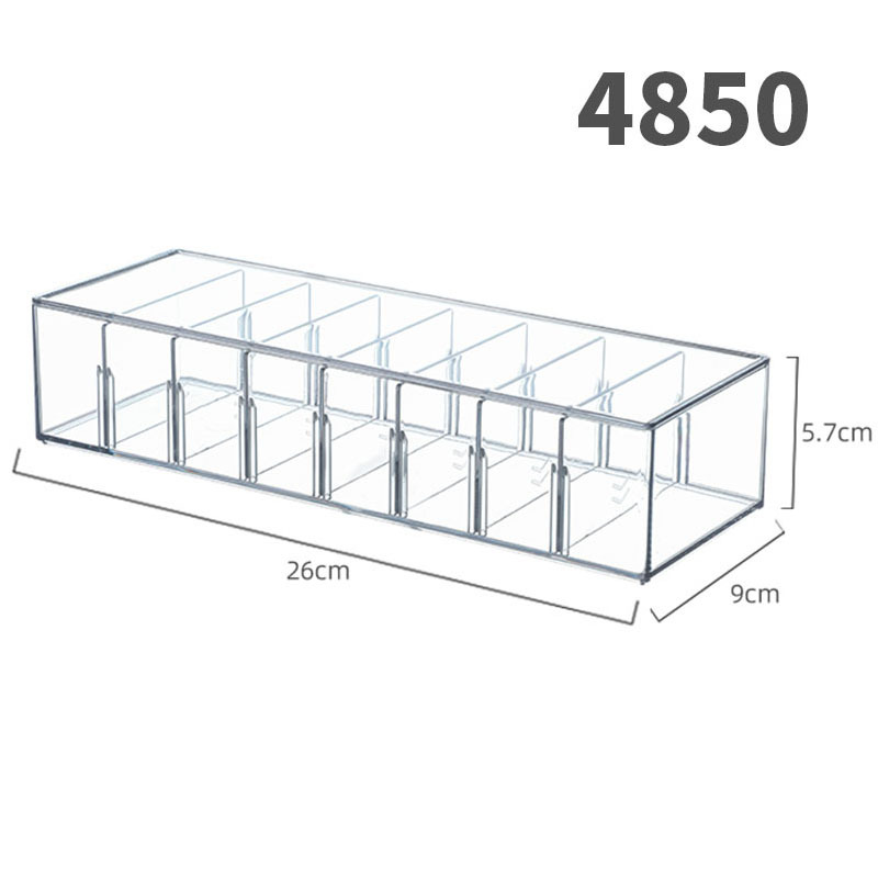 4850 투명 수납함 PET 1개 고투명