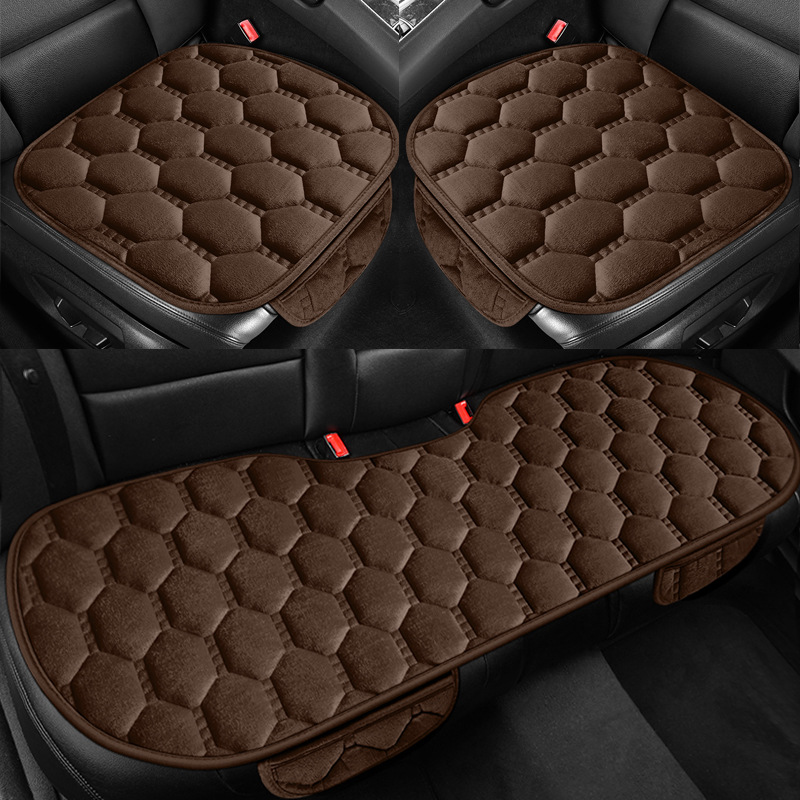 Winter Short Plush Car Seat Cushion Universal Seat Cushion Cross-Border E-Commerce Hot-Selling Single-Piece Seat Cushion Full Car Seat Cover Five Seats