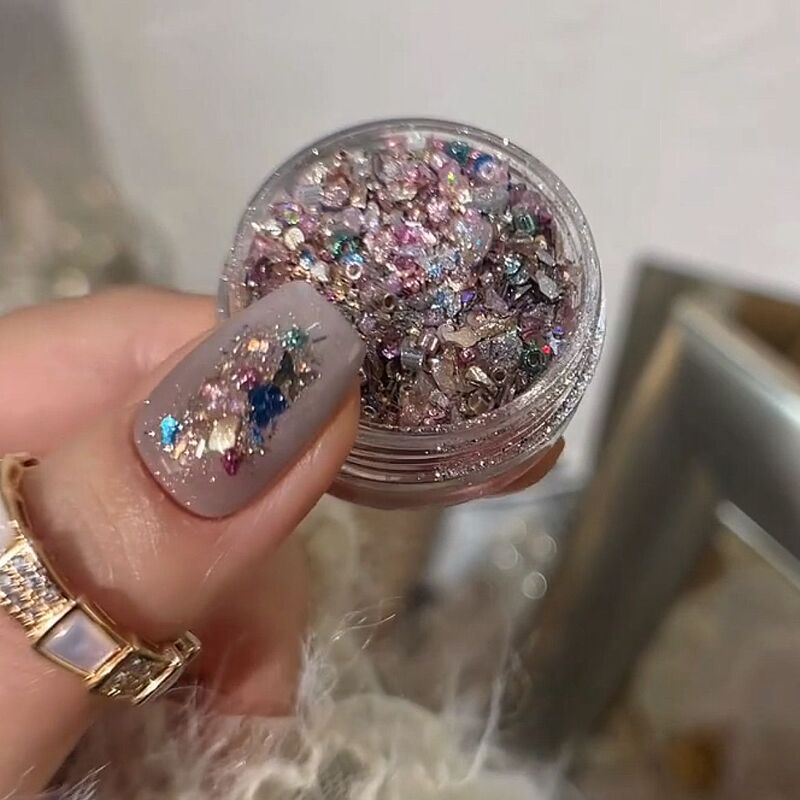 Meimei original nail art material September limited special mermaid opal mixed pile drill nail art little red book hot Meimei original nail art material September limited special mermaid opal mixed pile drill nail art little red book hot