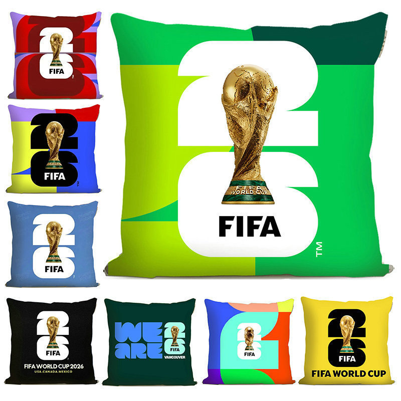 2026 United States, Canada, and Mexico World Cup Themed Pillows, Team Souvenirs, Decorative Pillows, and Exquisite Small Gifts Pillow Covers
