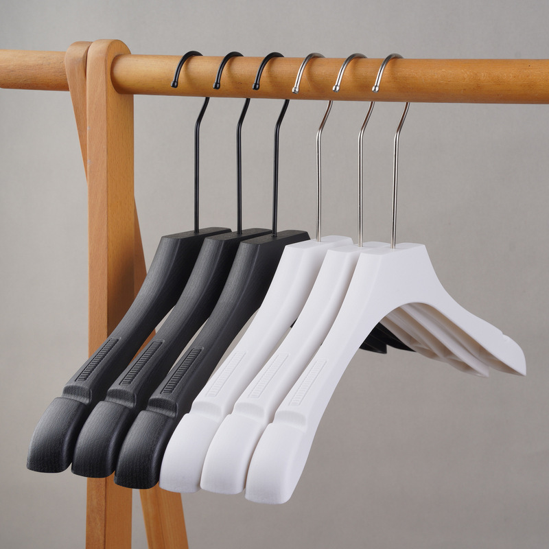 Wide Shoulder Seamless Clothes Hanger Plastic Clothes Hanger Clothing Store Clothes Hanger Wholesale Women's Clothing Support Clothes Hanging Clothes Rack