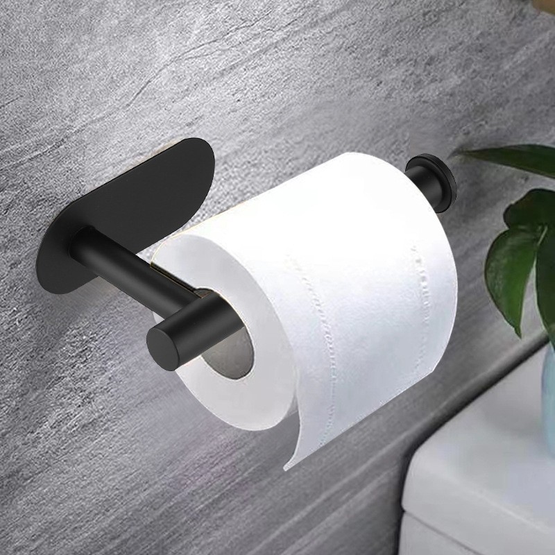 Cross-Border Bathroom Towel Rack, No-Drill Simple Storage Rack, Bathroom Toilet Towel Rack, Kitchen Plastic Toilet Paper Holder