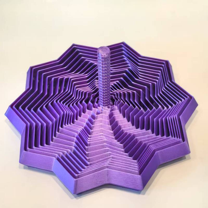 3d打印带手柄十边形指尖解压舒缓玩具ExpandedSensoryFidget Star|undefined
