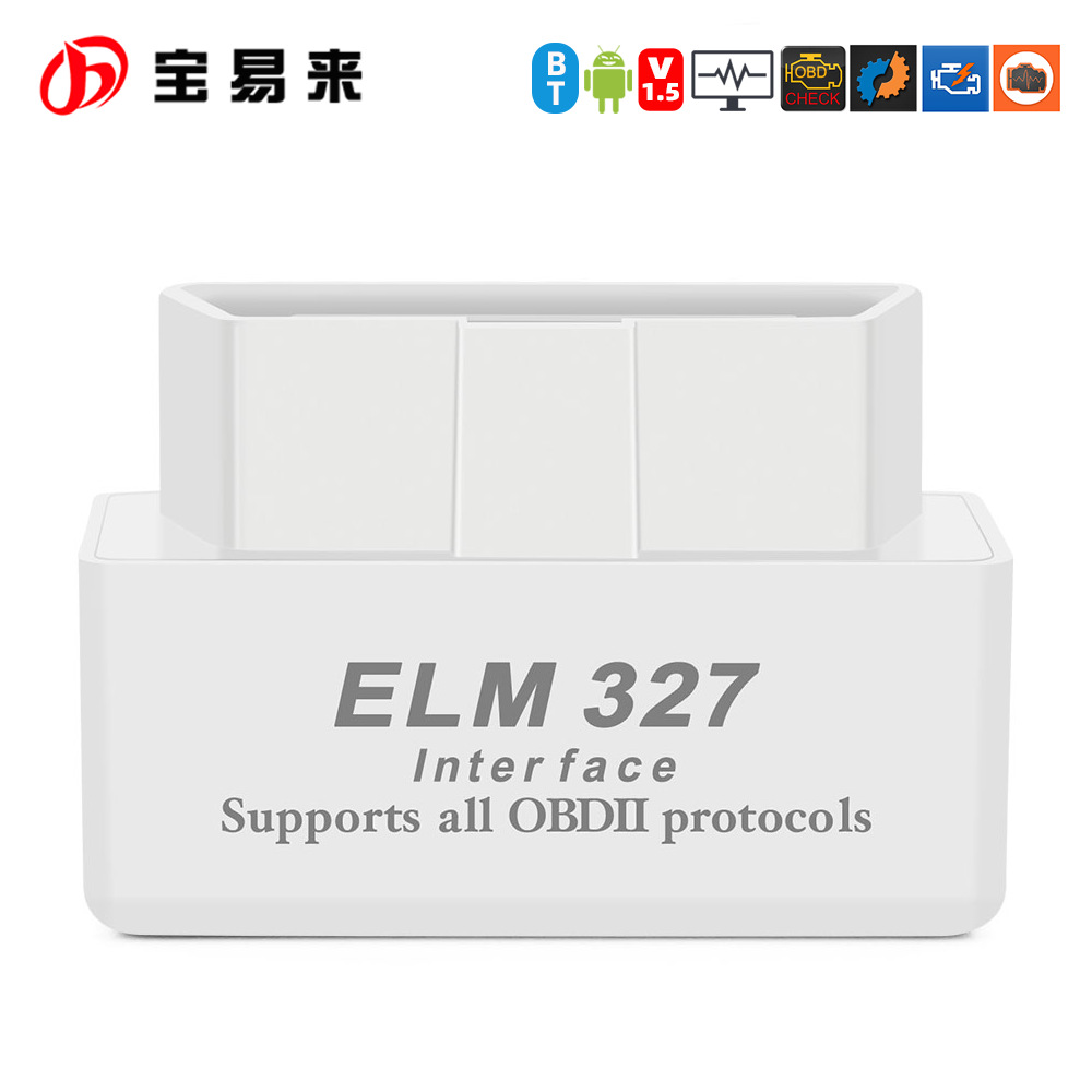 蓝牙 2.0 ELM327 obd V1.5 Car Diagnostic Scanner 支持安卓