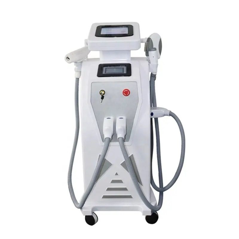 Commercial Dual-Screen Opt Beauty Instrument All-In-One Beauty Salon Non-Invasive Eyebrow Washing Machine Physiotherapy Skin Rejuvenation Instrument Cross-Border Foreign Trade