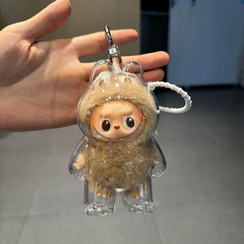 LABUBU迷你款心底密码拉布布透明保护壳保护罩防尘壳娃衣配饰|undefined