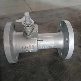 气动球阀-QJ641M排污高温16P蒸汽法兰图片一体式