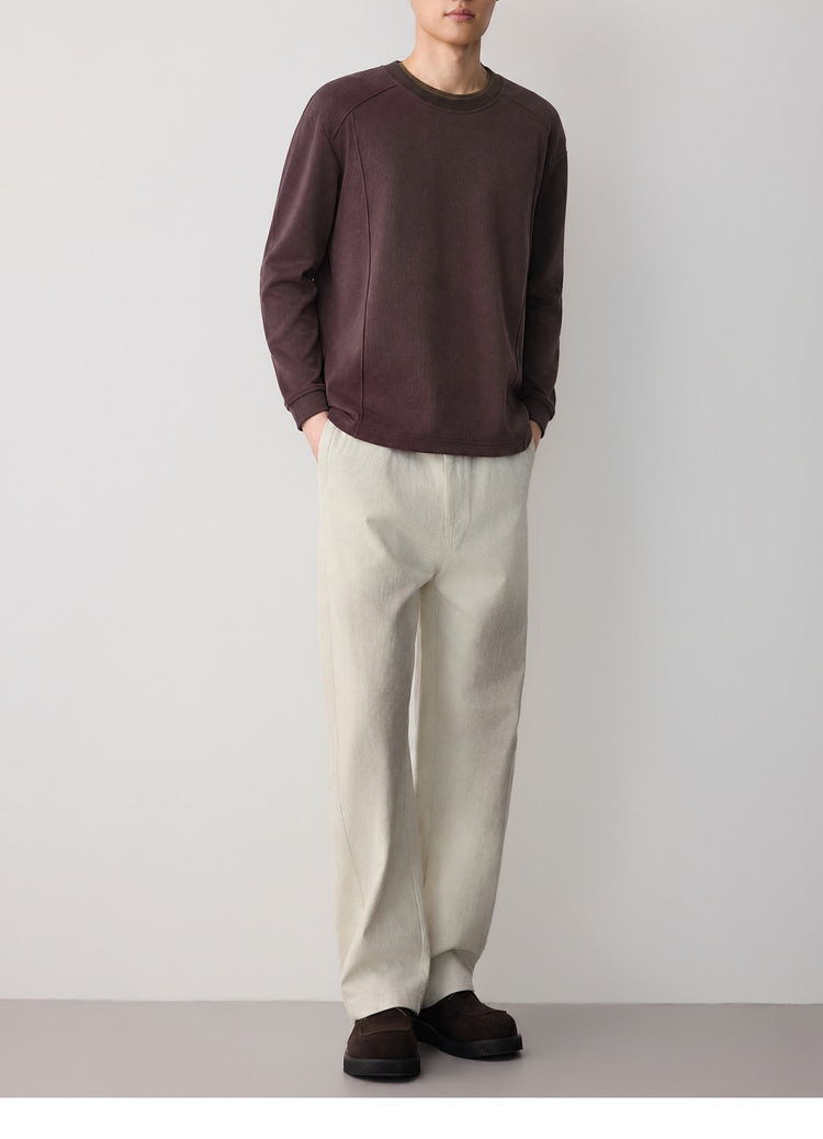 Áo hoodie nam nỉ cao cấp phong cách thông minh, chia cắt lập thể, kiểu dáng đơn giản hiện đại — đen chi tiết 26