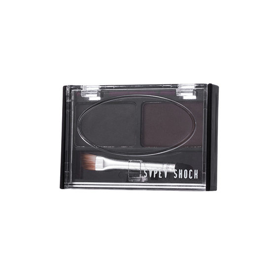 Cross-border hot-selling color two-color eyebrow powder eyebrow brush non-card powder waterproof sweat-proof easy-to-color eyebrow cream chalk