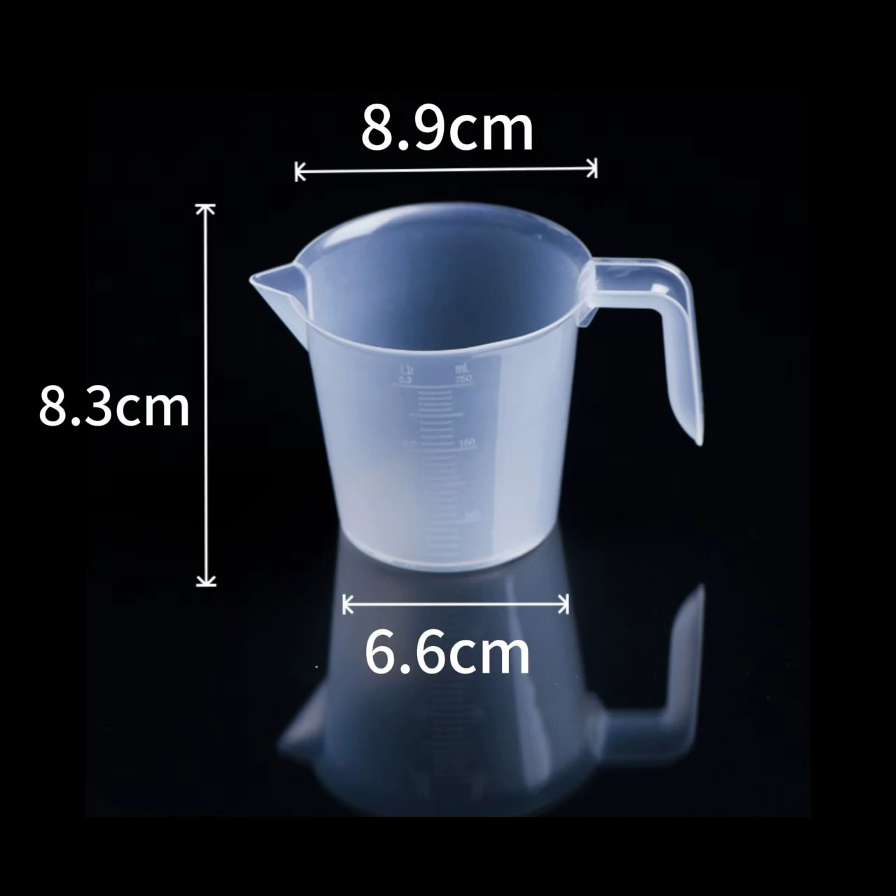 Measuring cup, plastic milk tea for commercial use