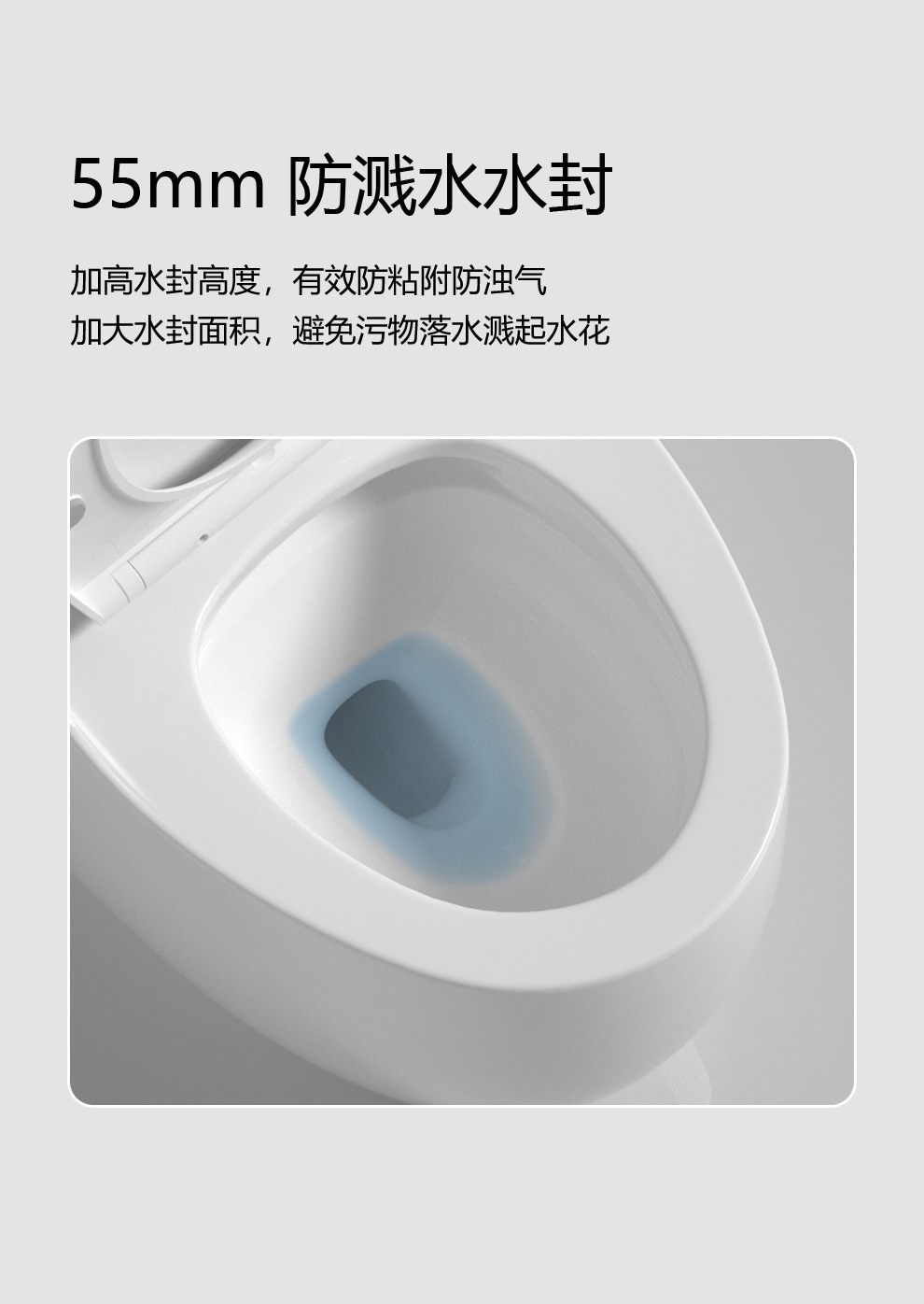 New household super vortex siphon small-sized toilet, large-diameter water-saving, anti-clogging, anti-odor, silent sitting toilet undefined