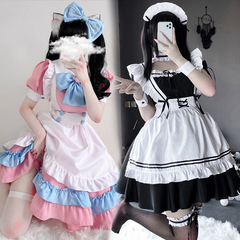 cosplay Japanese soft girl maid dress pure and cute pink maid uniform suit cosplay