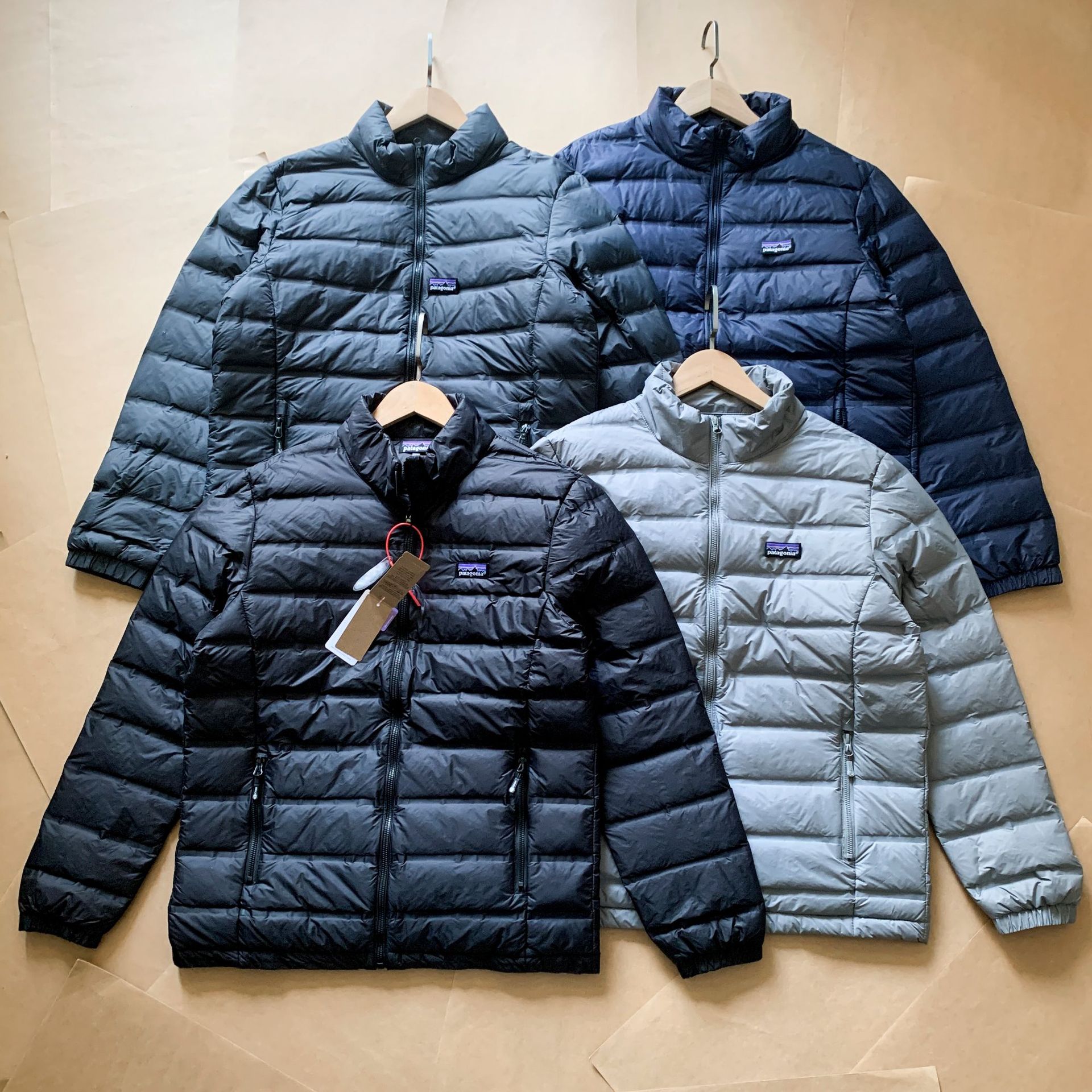 Cross-Border Foreign Trade Patag Bata Outdoor Lightweight Ribbed down Jacket Men's Classic Versatile Coat Couple Trend