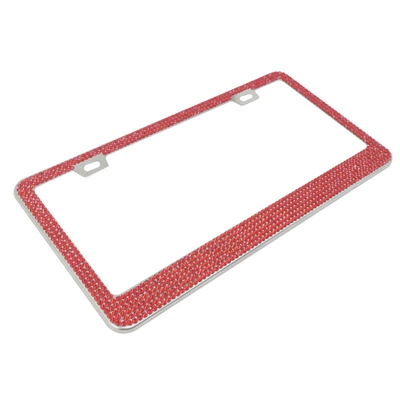License plate holder/license plate holder License Plate Frame with Diamond Stainless