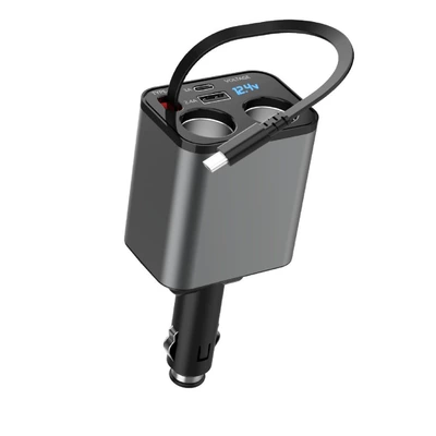 charging with telescopic cable one-two — Mobil şarj cihazları