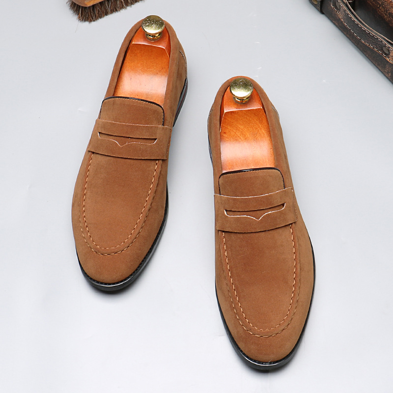 Versatile Loafers One Foot Stirrup Casual Soybean Shoes_voghion.com
