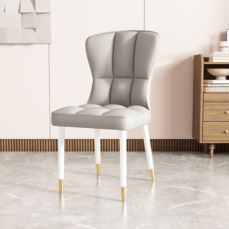 Asiento de restaurante nórdico simple respaldo superior silla de comedor de paquete flexible silla de negociación de hotel image 27