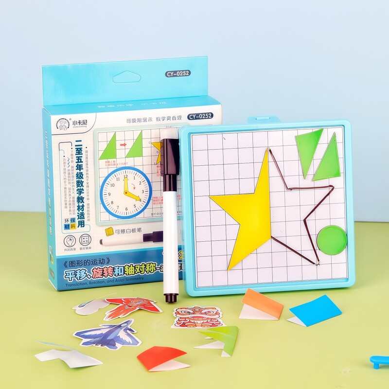Magnetic graphic movements: Synchronized translation, rotation, and axis symmetry in elementary school mathematics textbooks for grades two to five