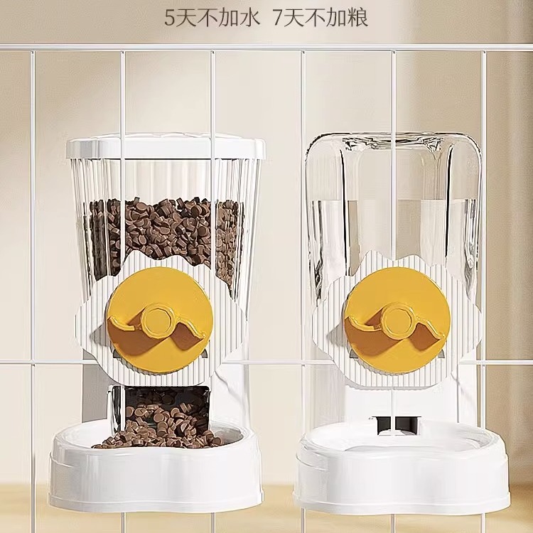 Perro colgando fuente de agua potable no mojada boca colgando gato hervidor perro alimentador de agua potable jaula colgante suministros para mascotas