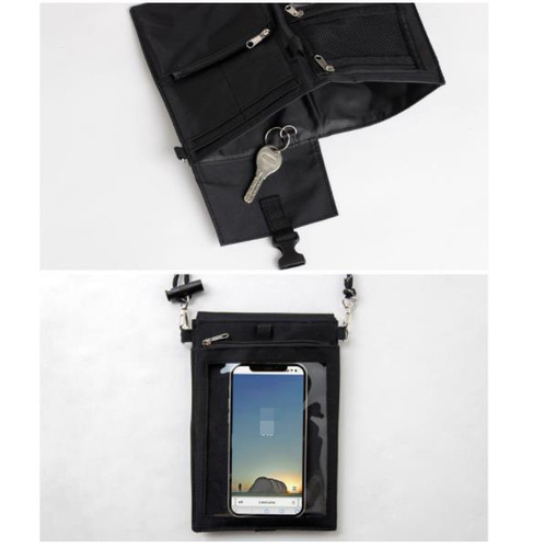Japanese magazine appendix bag high quality Oxford cloth surface waterproof treatment crossbody bag mobile phone bag