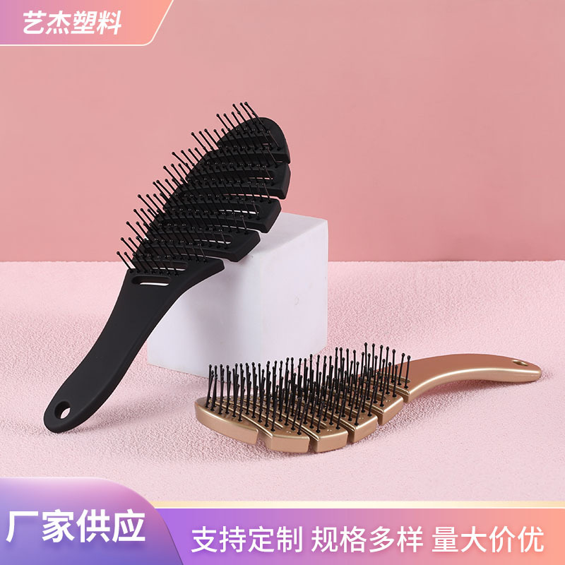 Fabricante de suministro de seco y húmedo doble uso ABS peinado casero costilla peinado peinado estilo de peinado