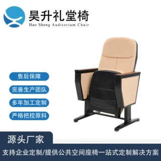 定制昊升礼堂椅 连排影院剧院音乐厅政府报告厅大型阶梯会议室椅