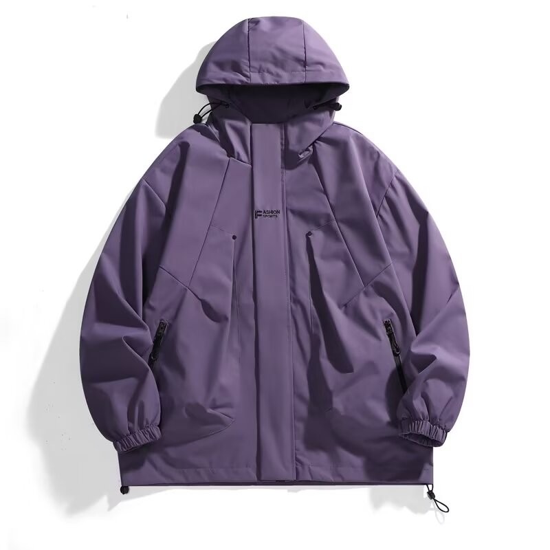 Hombres de estilo japonés marca de moda suelta chaqueta de Montañismo con capucha hombres de primavera y otoño chaqueta de ropa de trabajo casual de estilo americano