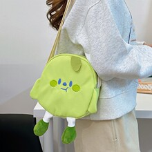 批发跨境日系可爱卡通帆布包女学生休闲斜挎包软妹少女包包单肩包