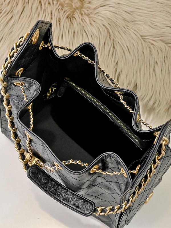 新商品の小香25Cは縄を引いてヒッピーの通勤するショルダーバッグの本革のhoboのわきの下で菱の格のチェーンのバケツを包んで女性を包みます。|undefined