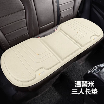 Seat cushion, seat cover — rear seat luxury car seat - warm-and-cozy-rear-three-seater-seat-universal