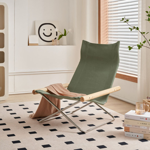 Japanese simple modern sofa chair Internet celebrity ins lounge chair folding chair lazy chair medieval Nordic single leisure chair