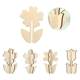 Cross Border Wooden Tulip Flower Shape For DIY Crafts Home Decor Party 3D Paintable