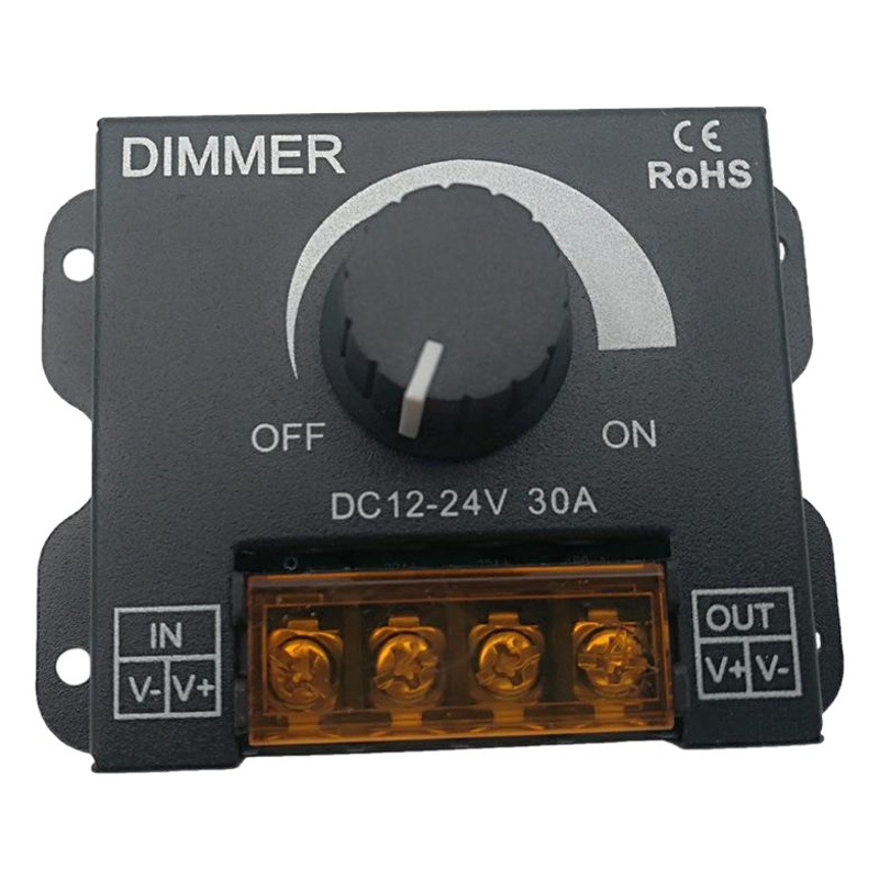 Controlador monocromo LED dimmer LED 12V 24V 30a