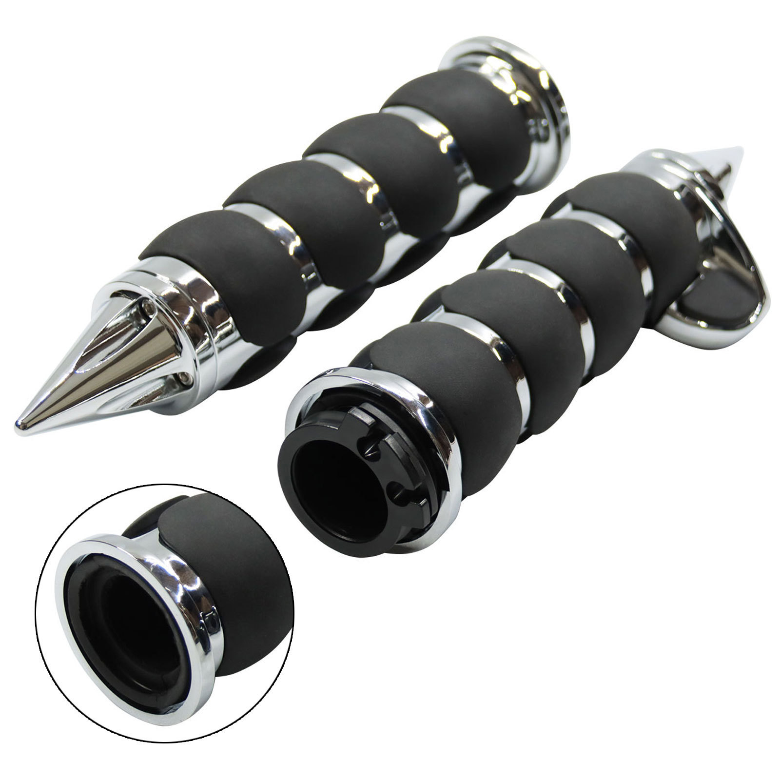 Harley Motorcycle Accessories Cnc Aluminum Rubber Anti-Slip Throttle Small Power Handle Waterproof Anti-Slip Handle