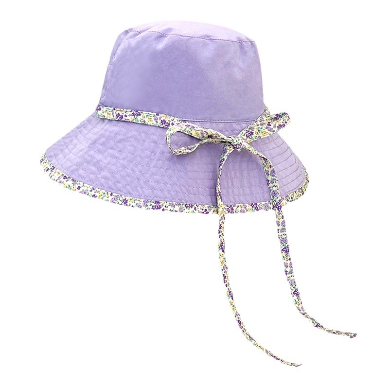 Flor francesa encantadora gorra de pescador de doble cara primavera y verano dulce mujer gorra de protección solar al aire libre correa de viaje de estudiantes gorra de marea