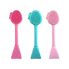 Handheld face mask, double-sided silicone brush for face washing