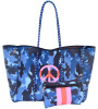 Beach capacious one-shoulder bag for leisure