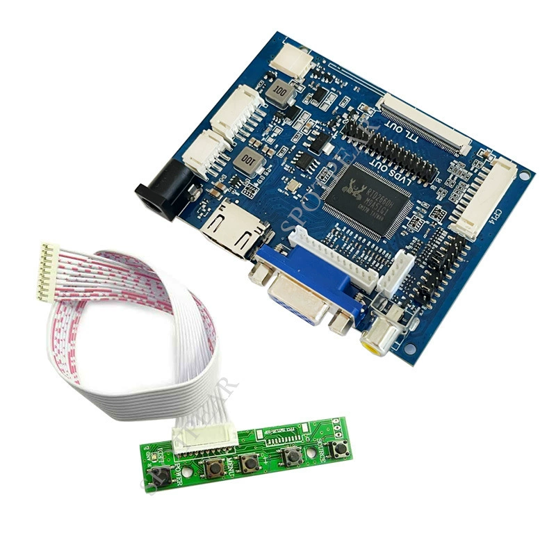 Плата PCB800099 LCD, автомобильный GPS-драйвер, конвертер HDMI VGA AV в TTL RGB LVDS