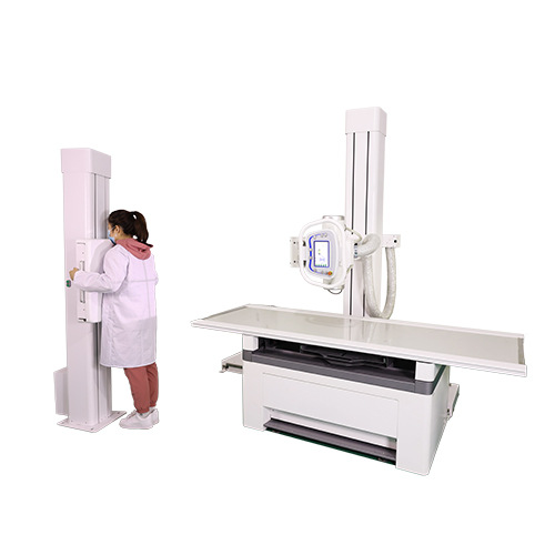 Máquina de rayos X médica 30KW 50KW doble columna dr máquina de rayos X fija hospital máquina de filmación digital