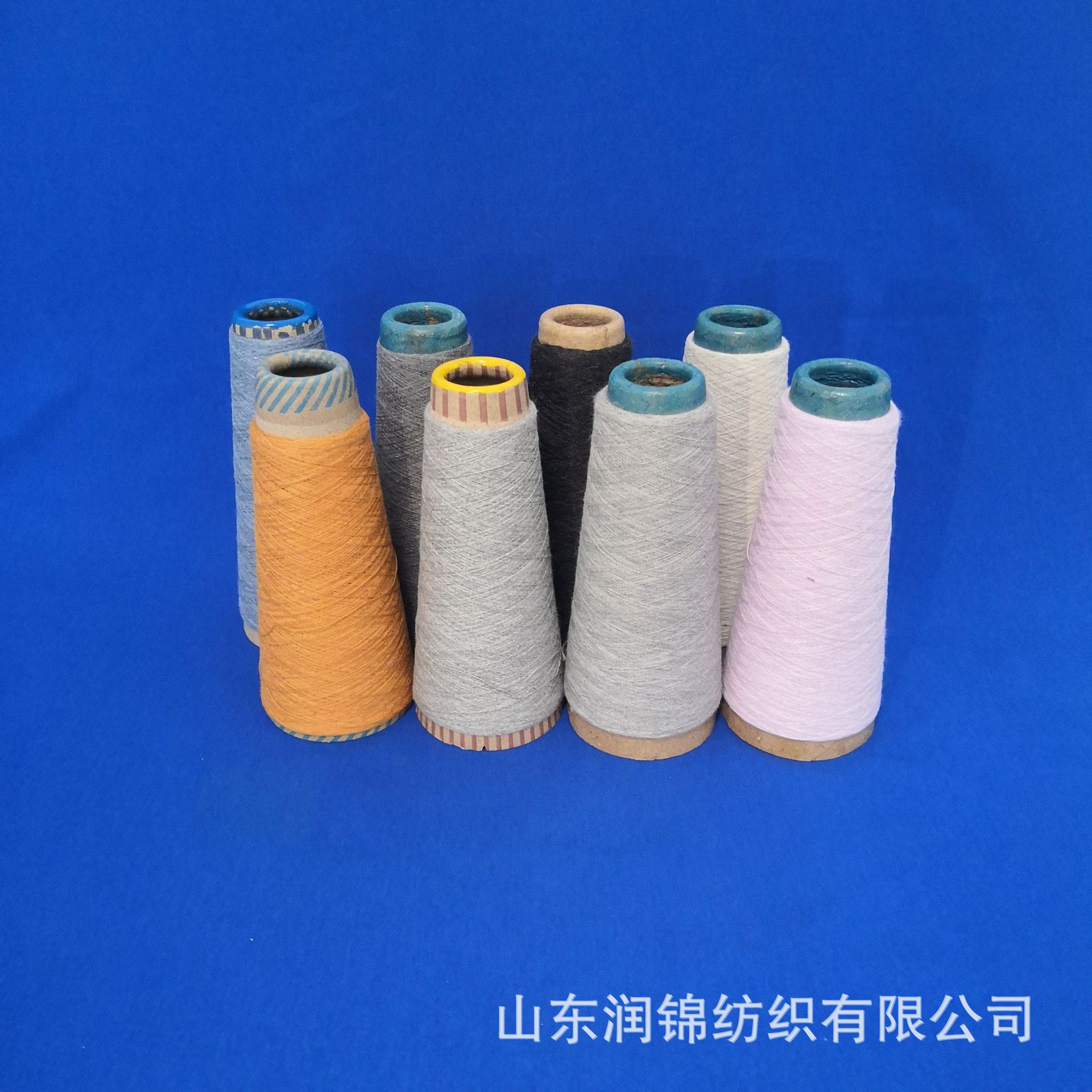 纯棉合股竹节麻灰纱32s再生涤竹节纱2312再生棉竹节纱12s现货供应