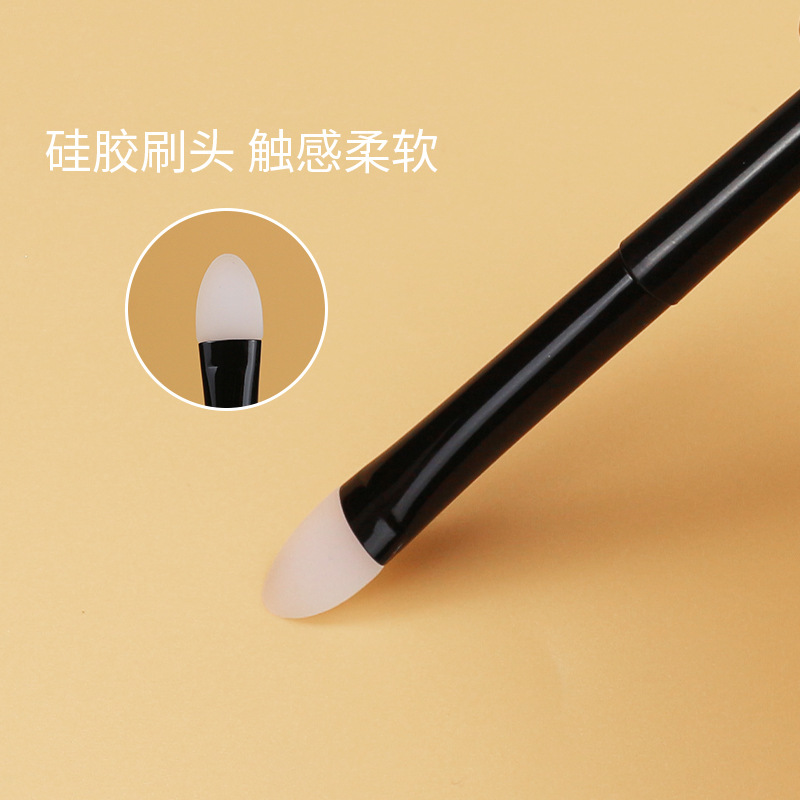 Nuevo traje de cepillo de maquillaje de silicona conjunto completo ojo belleza cepillo de silicona sombra de ojos cepillo de labios cepillo de cejas cepillo delineador de ojos cepillo