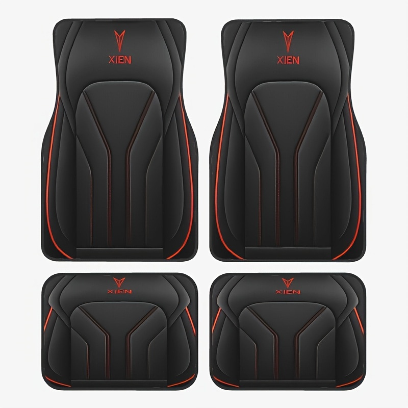 TEMU retro estilo nórdico alfombra de pie de coche alfombra de cuatro piezas tapete resistente a las manchas almohadilla de pie Amazon TEMU al por mayor