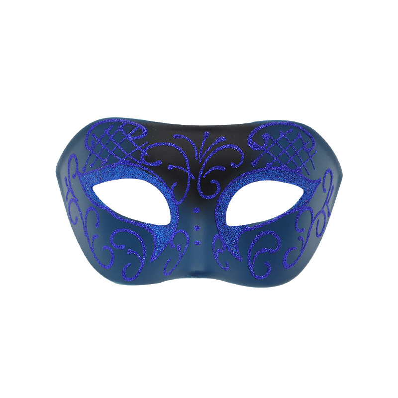 Amazon máscaras de moda europeas y estadounidenses máscaras de mitad de cara fiestas de baile pareja cara