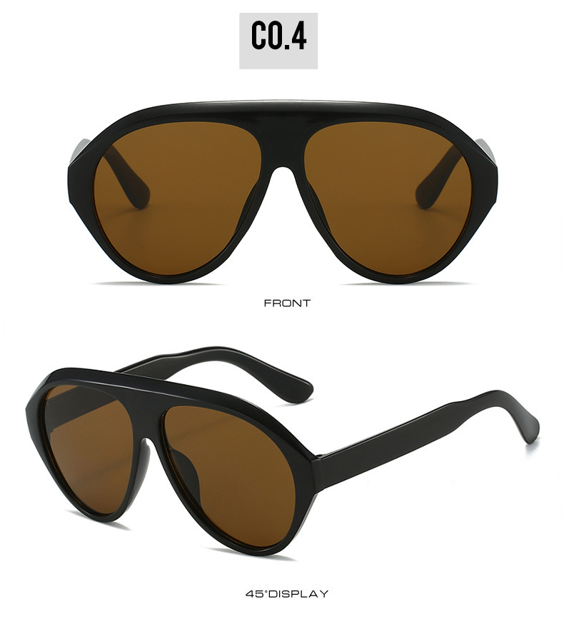 50g Weight Full Frame Glasses Structure Sunglasses Classification Ac, UV400 Protection Lens Material toad glasses Glasses Style Outdoor, Travel Occasion Solid Color, Leopard Pattern All Seasons Season Unisex Gender Retro Style Grey, Black Color Retro Solid Color Leopard Ac UV400 Protection Toad Glasses Full Frame Women's Sunglasses 21
