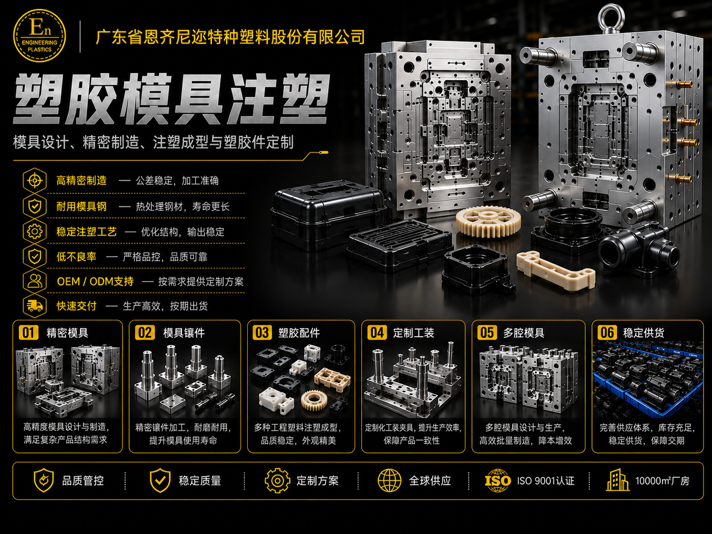 Design Plastic Shell Molds, Industrial Parts, Car Door Panels, Interior Parts, and Injection Plastic Molds Based on Provided Drawings and Samples