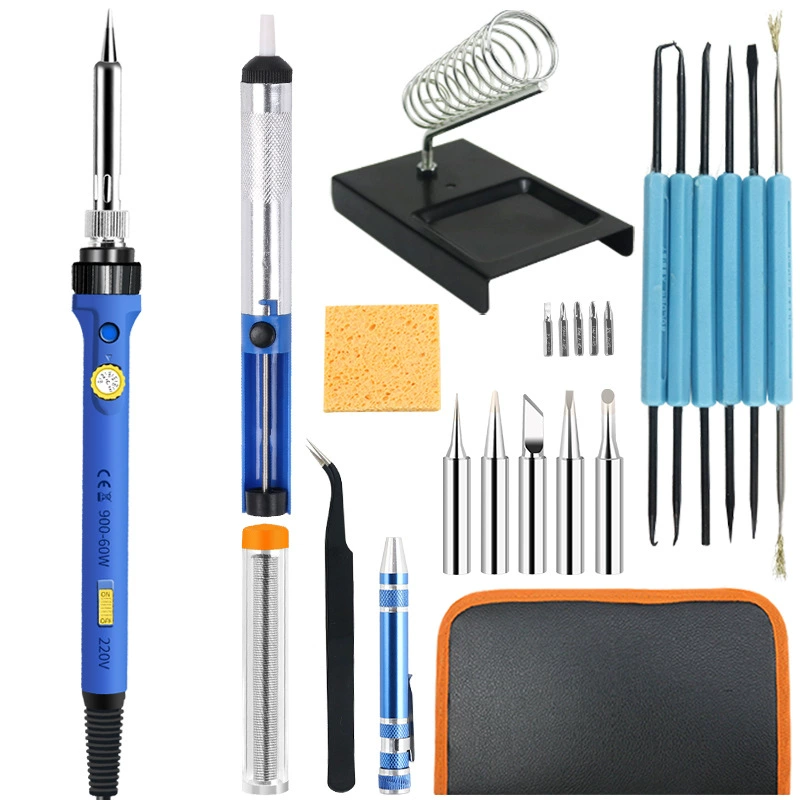 Трансграничный тщательно отобранный набор из черной красной линии для рисования 900 электрический паяльник 27 штук комплект для Китая, США и Европы для внутреннего нагрева 60W