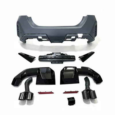 Big Surrounded G60G68 modified to M5, including front - m5-rear-bumper-with-four-exhaust-tips-not-compatible-with-i5