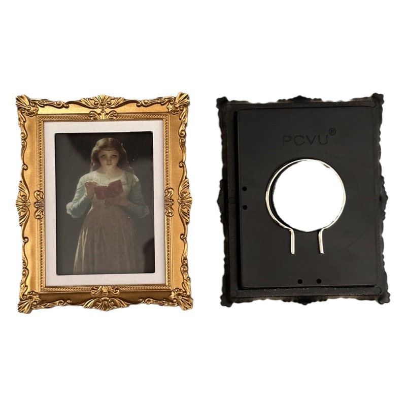 Manufacturer Wholesale Plastic Hollow Photo Frame Butterfly Specimen Magnetic Display Stand Refrigerator Magnet Photo Frame Shell DIY